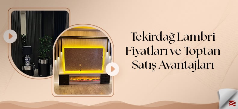 Tekirdağ lambri fiyatları – polimer panel örneği