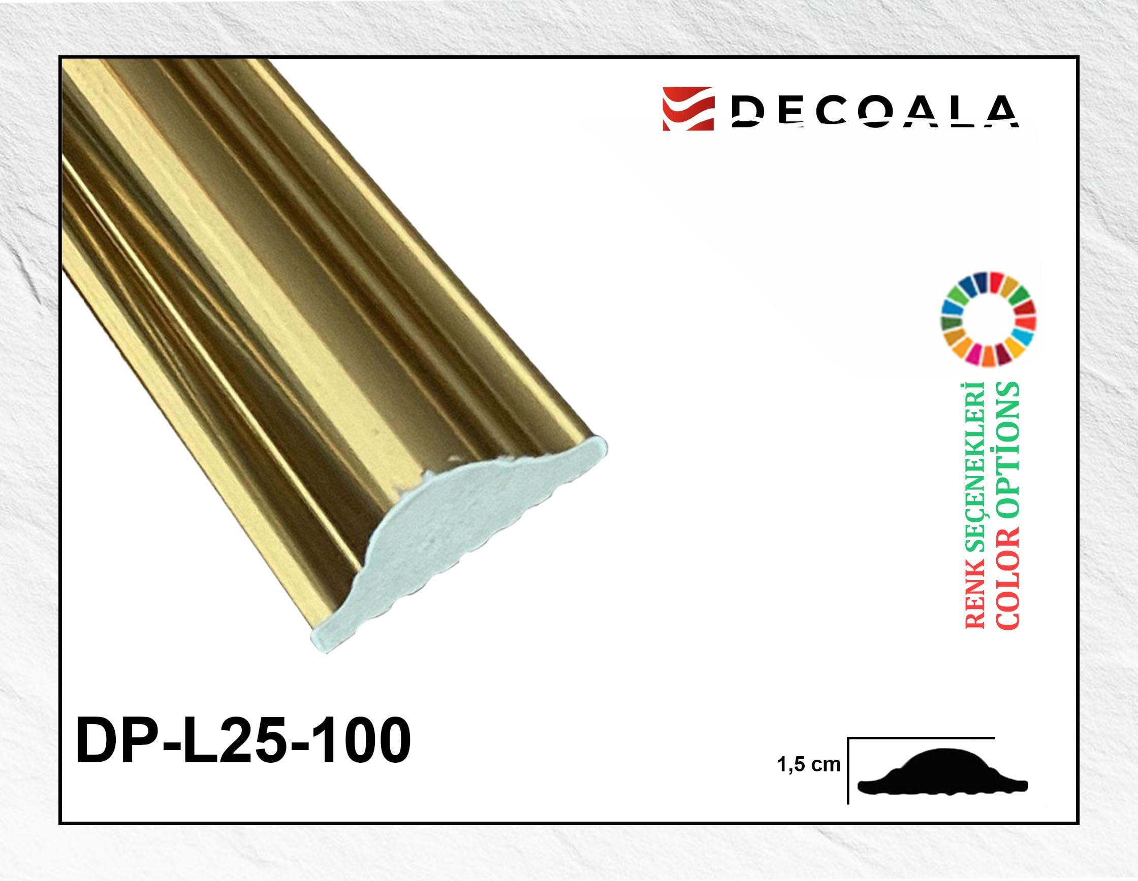 2,5 cm Gold Profil