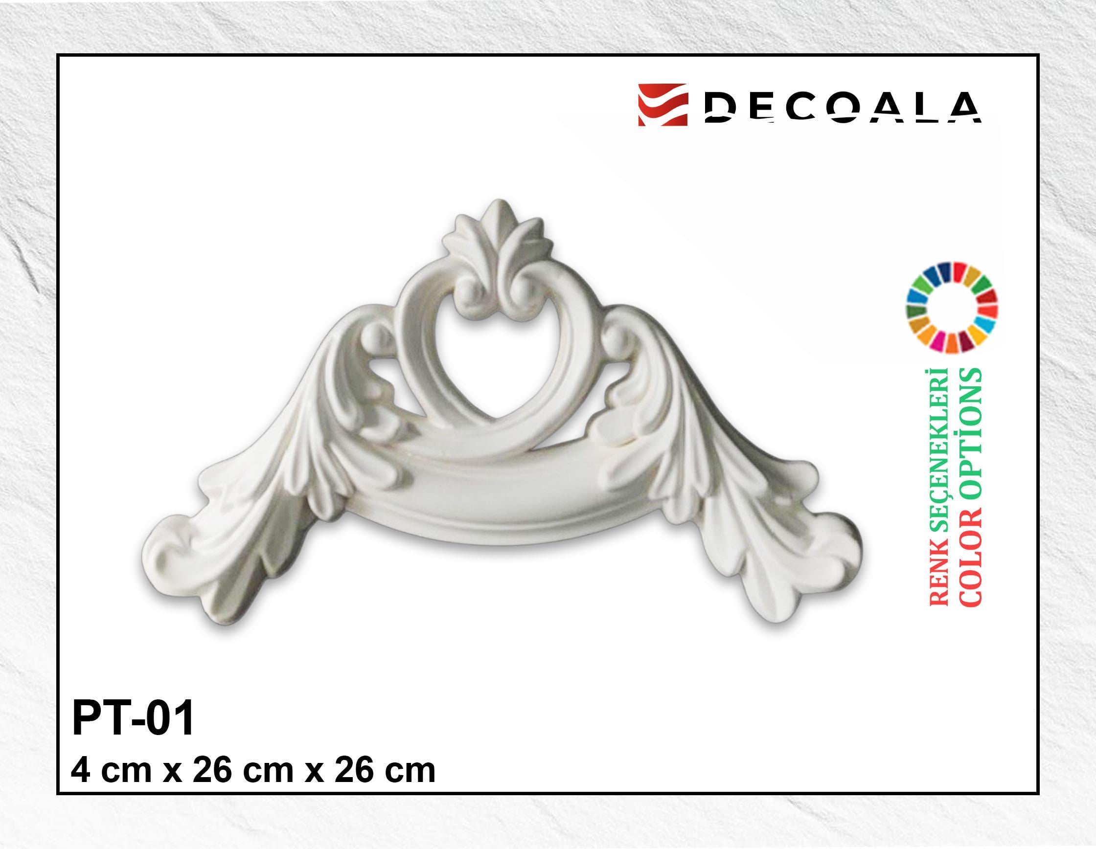 4 cm Yıldız Poliüretan Motif