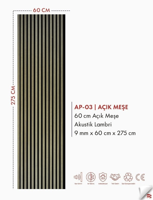 Panneau Acoustique 60 cm