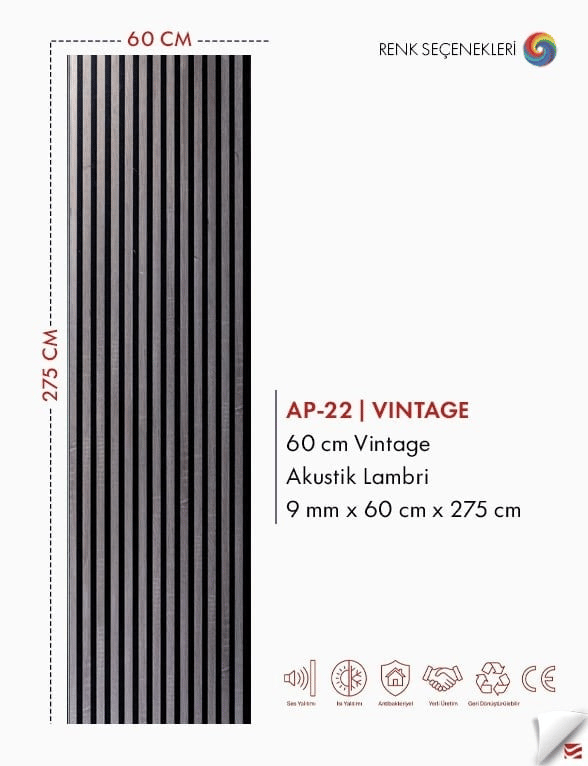 Panneau Acoustique 60 cm