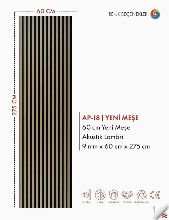 Panneau Acoustique 60 cm