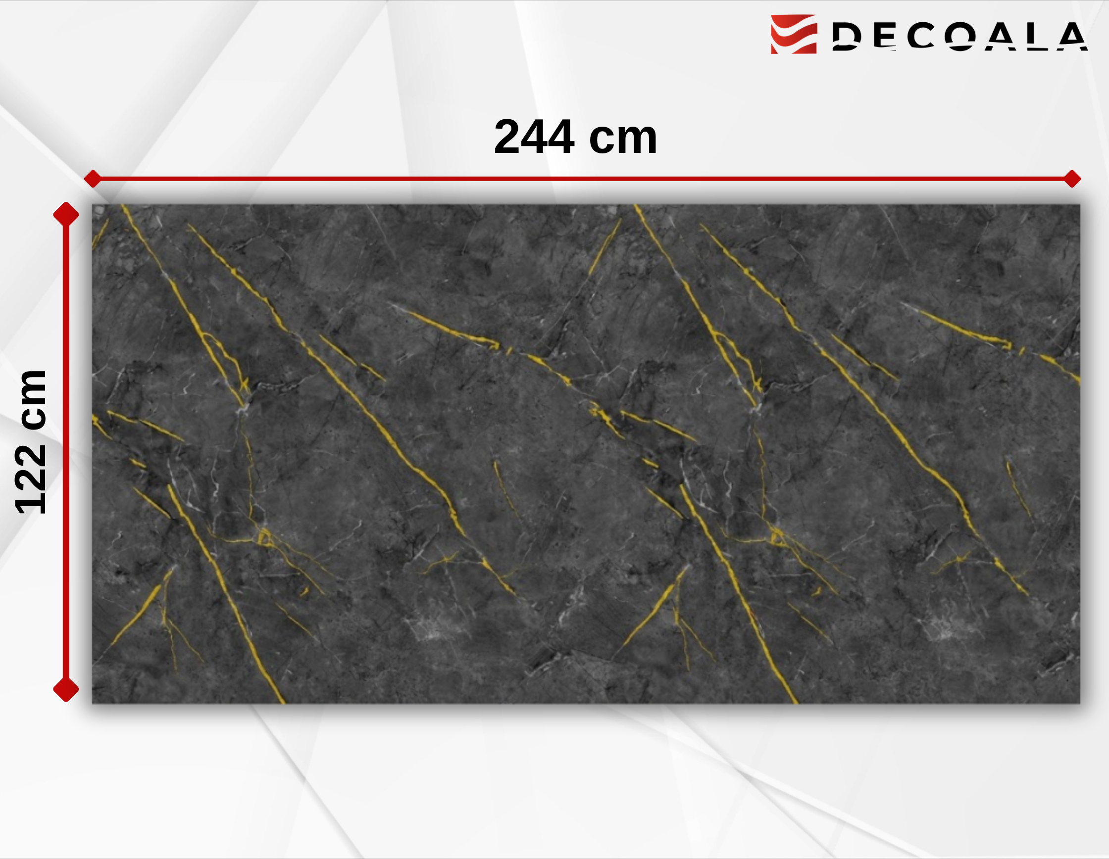 Antrasit Oro PVC Duvar Paneli