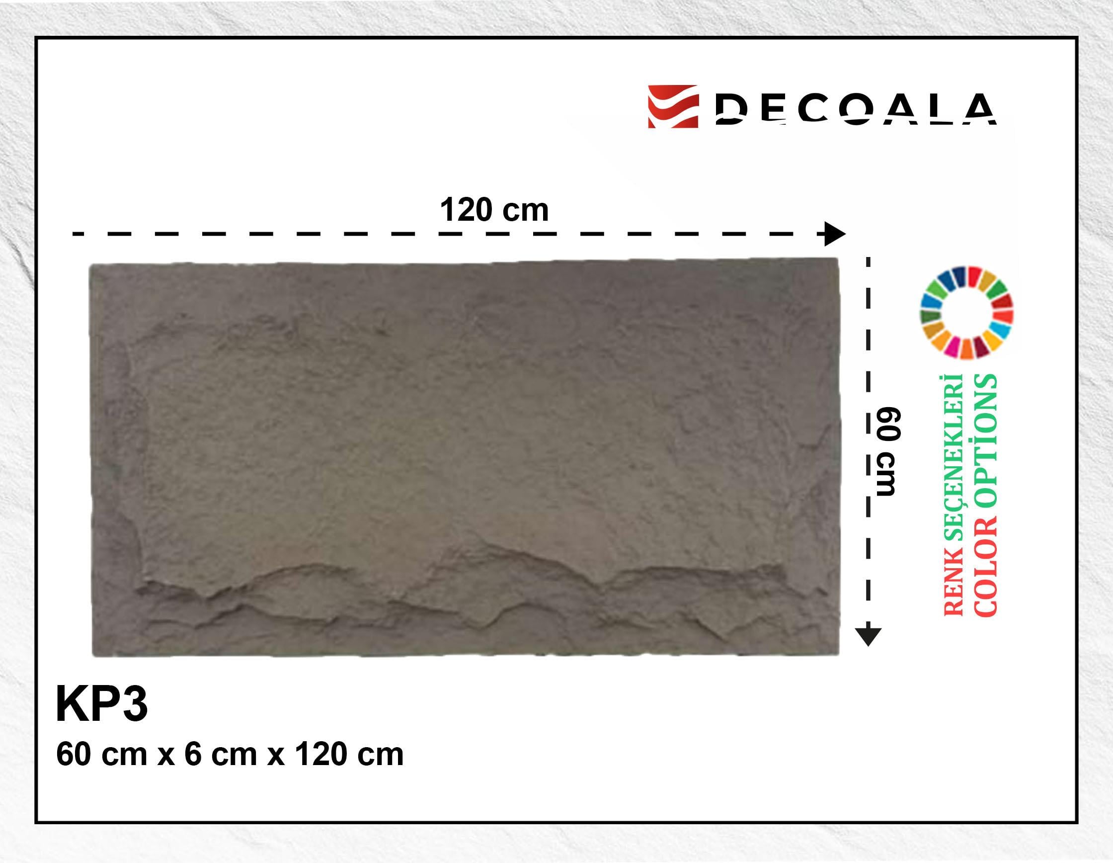 DARK GREY KAYA GÖRÜNÜMLÜ POLİÜRETAN PANEL
