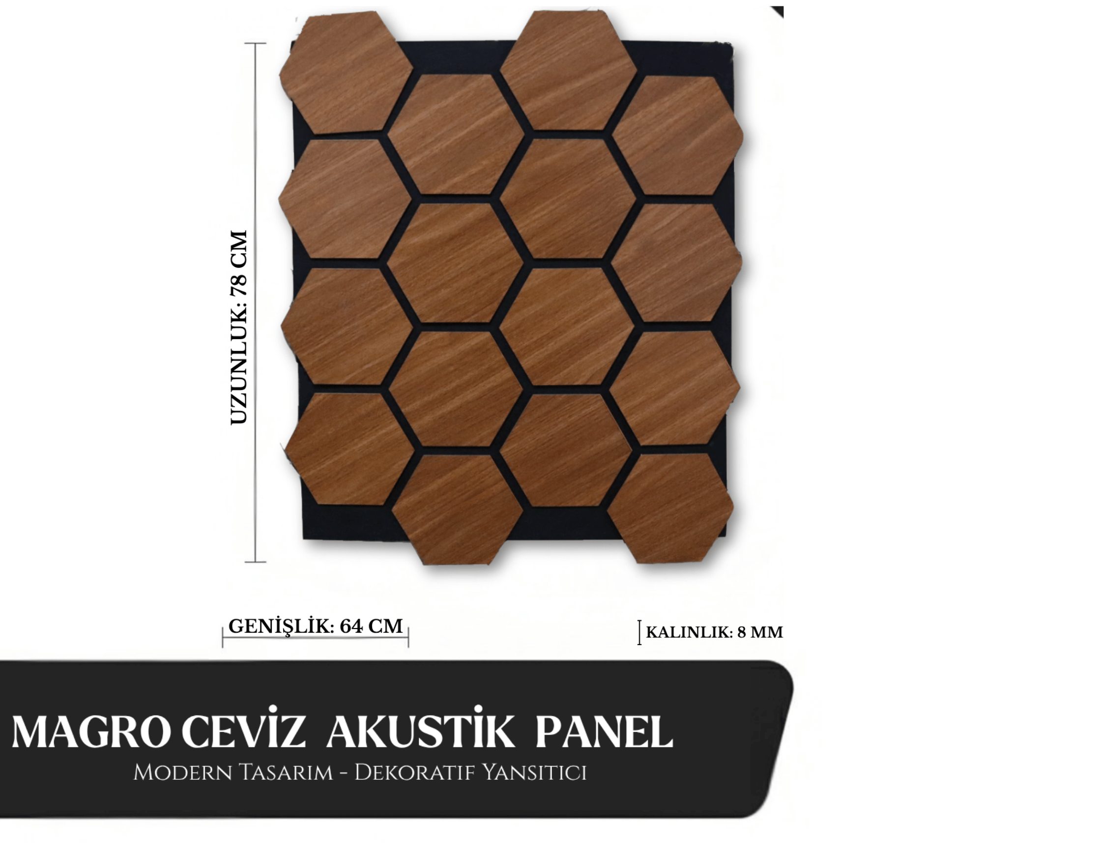 Magro Akustik Duvar Paneli
