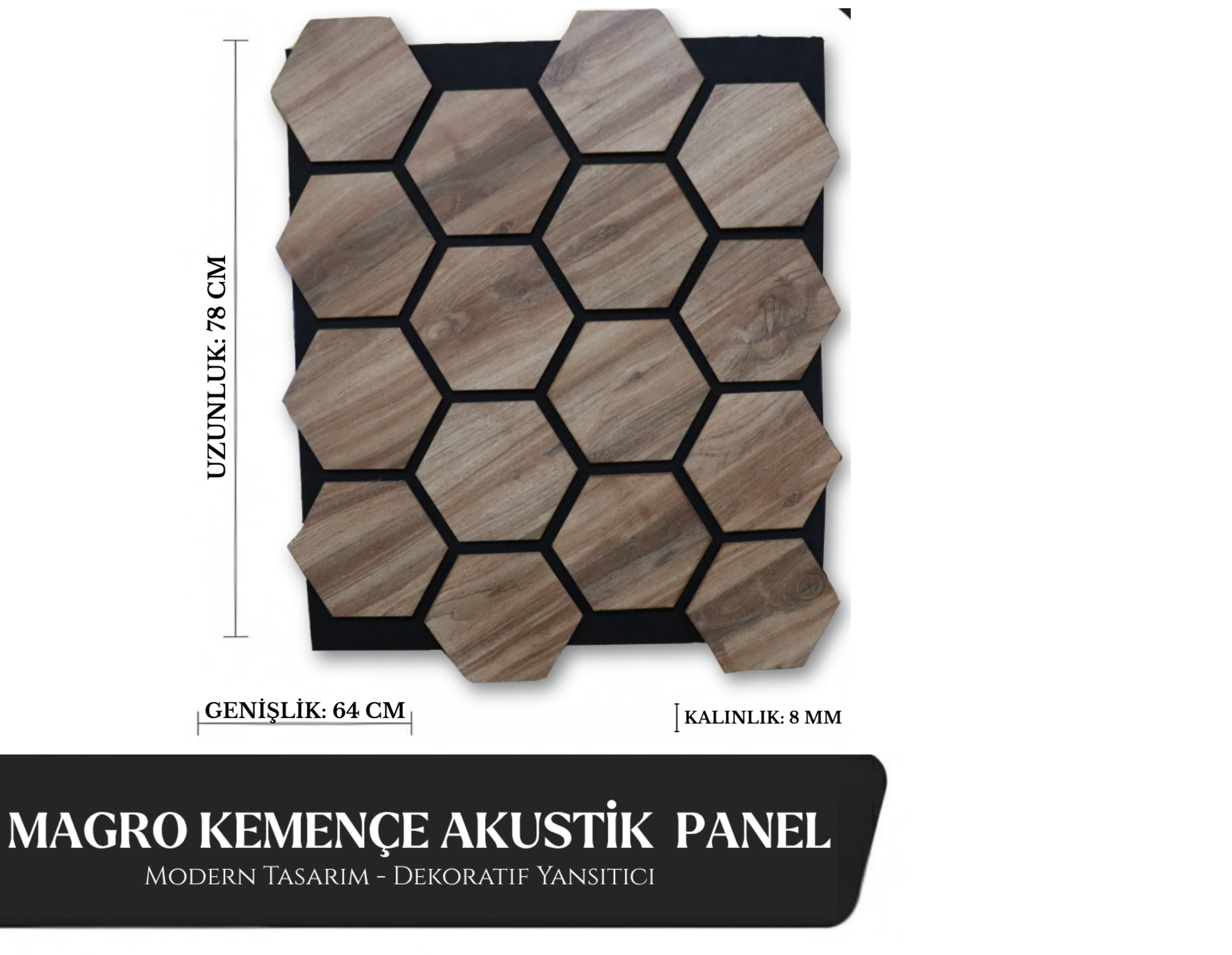 Magro Akustik Duvar Paneli