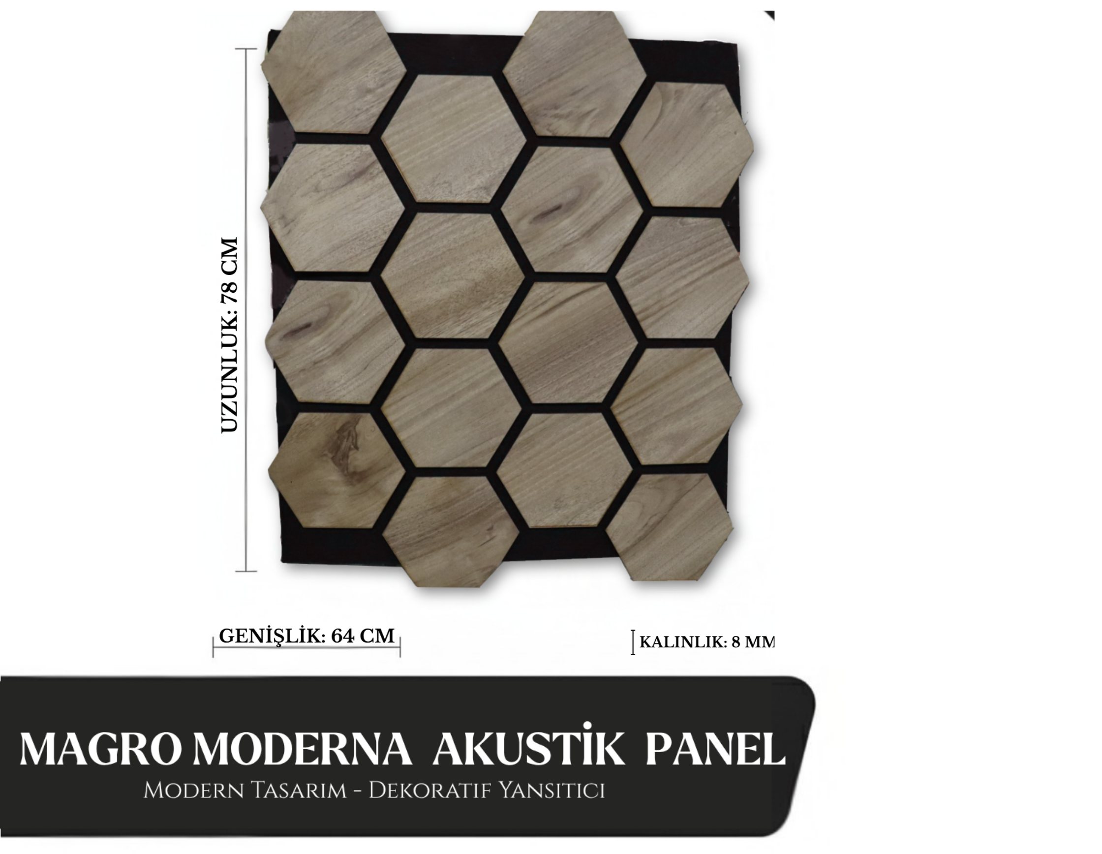 Magro Akustik Duvar Paneli