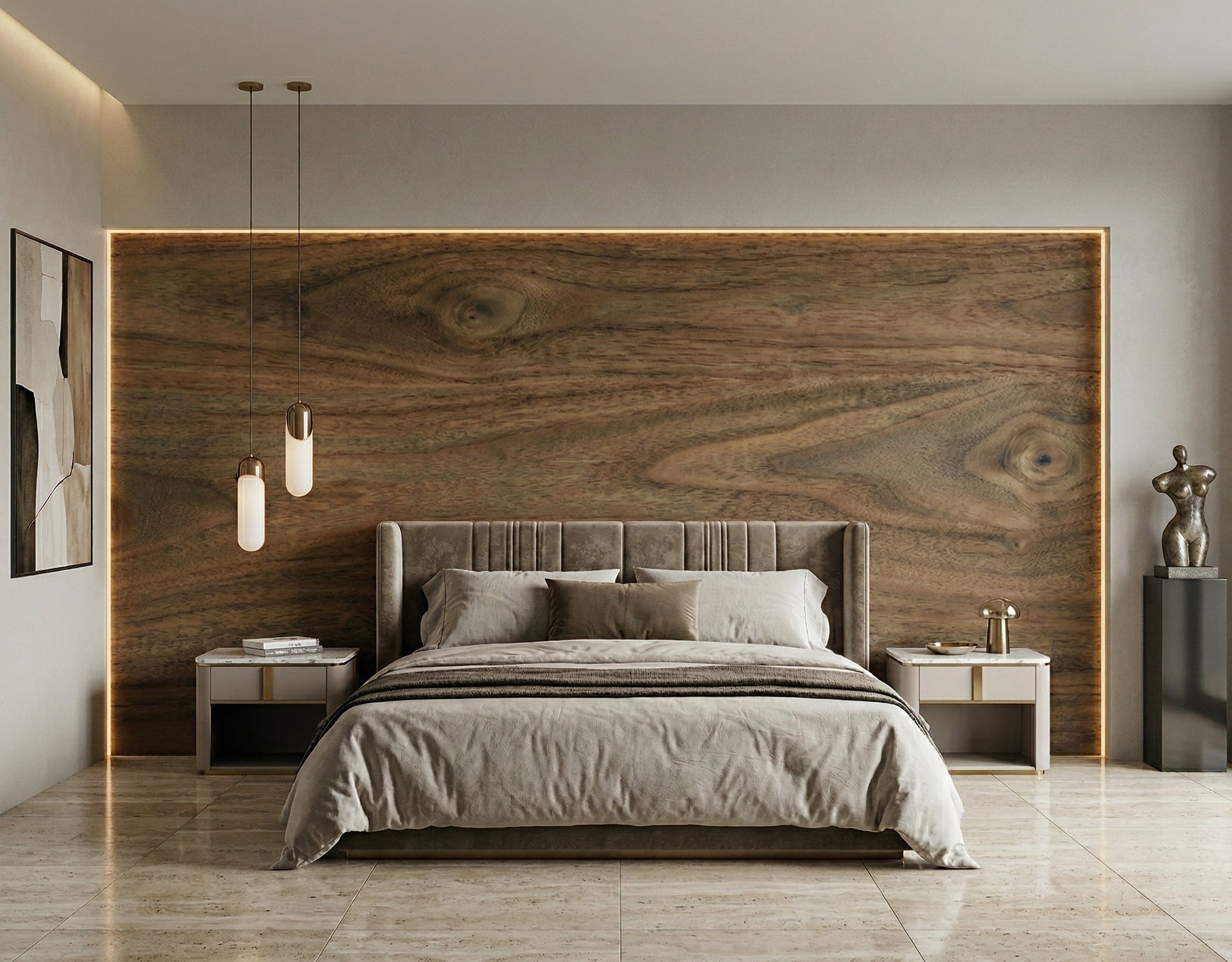 Matis Walnut PVC Duvar Paneli