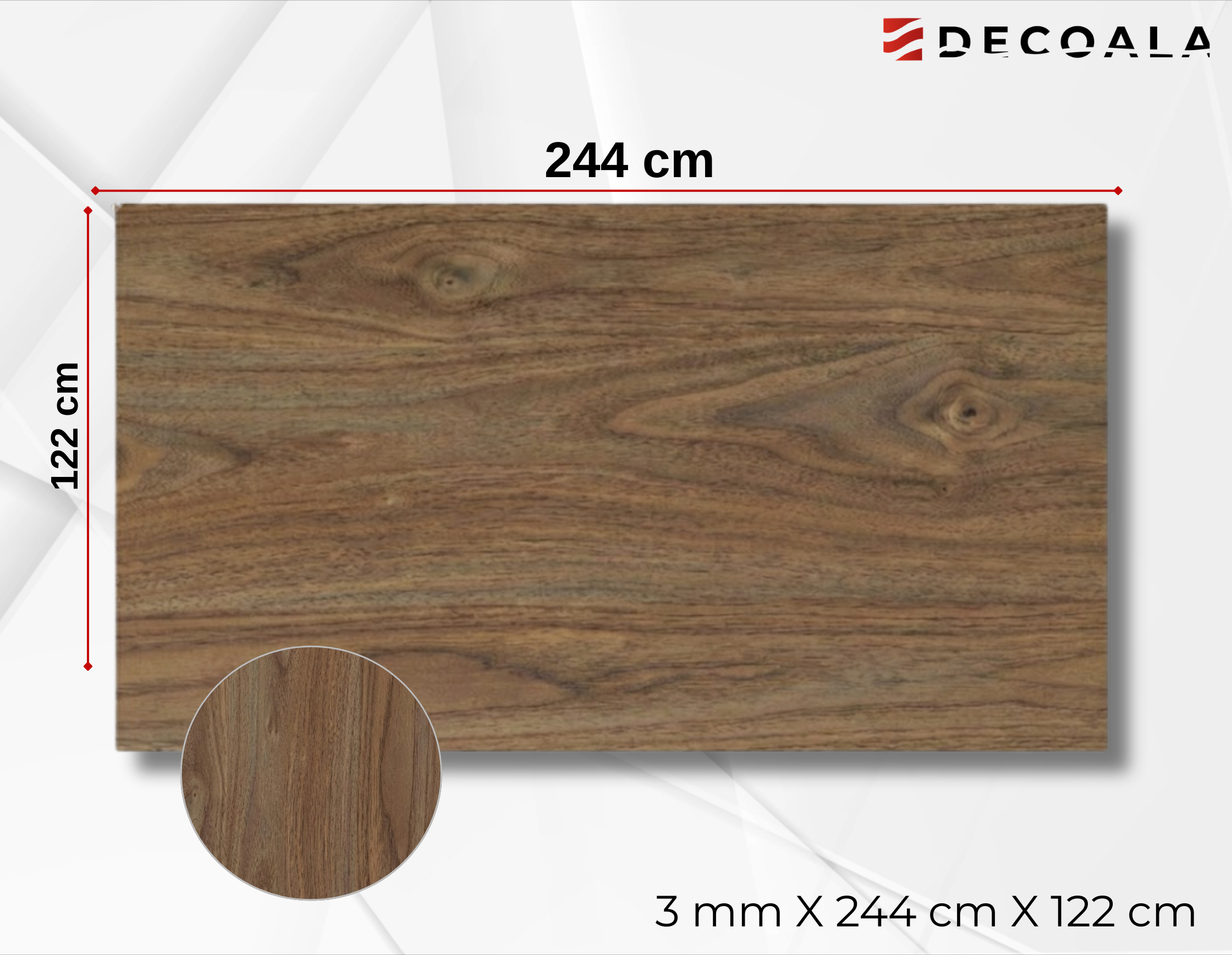Matis Walnut PVC Duvar Paneli