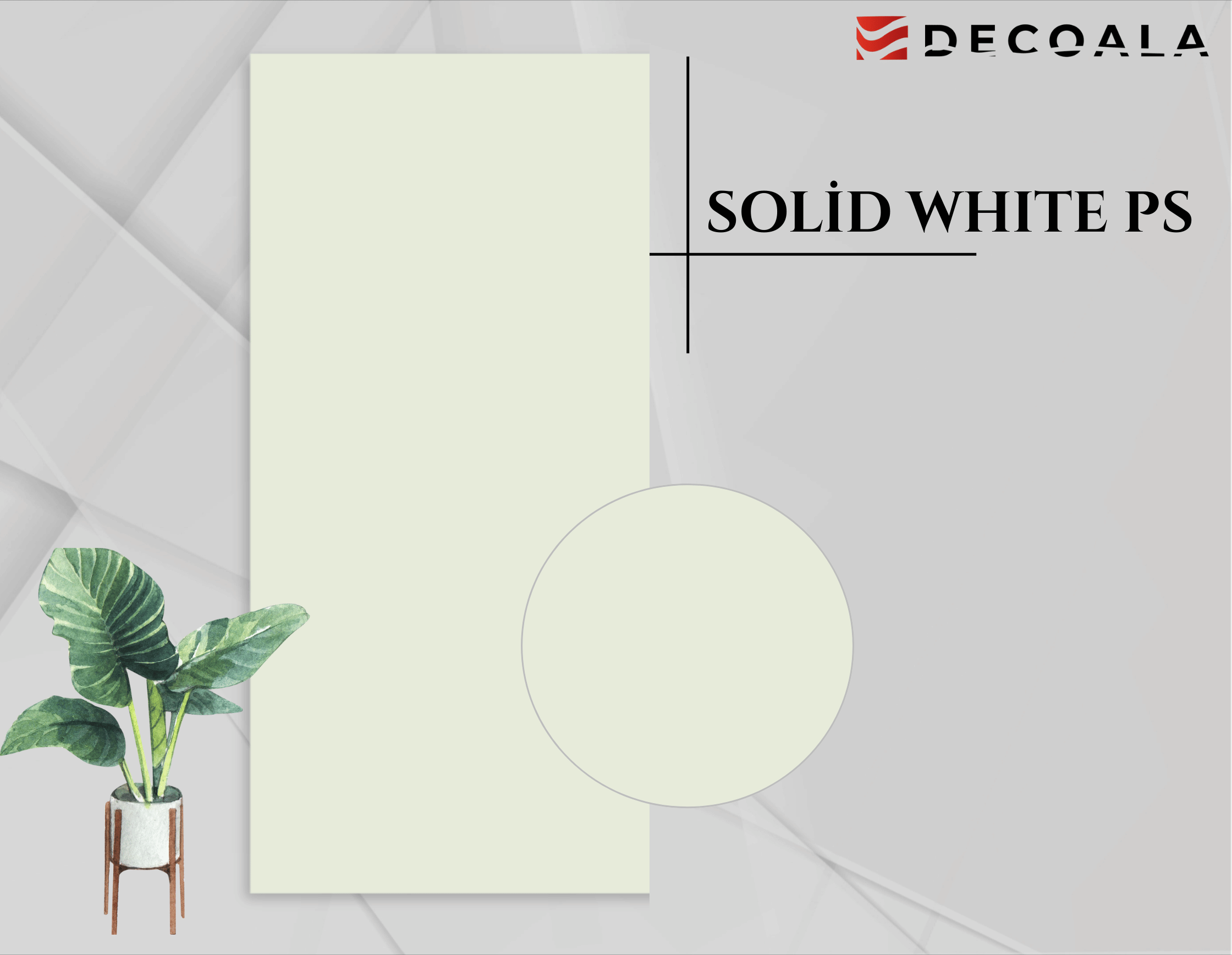 PVC Marble Panel SOLİD WHITE
