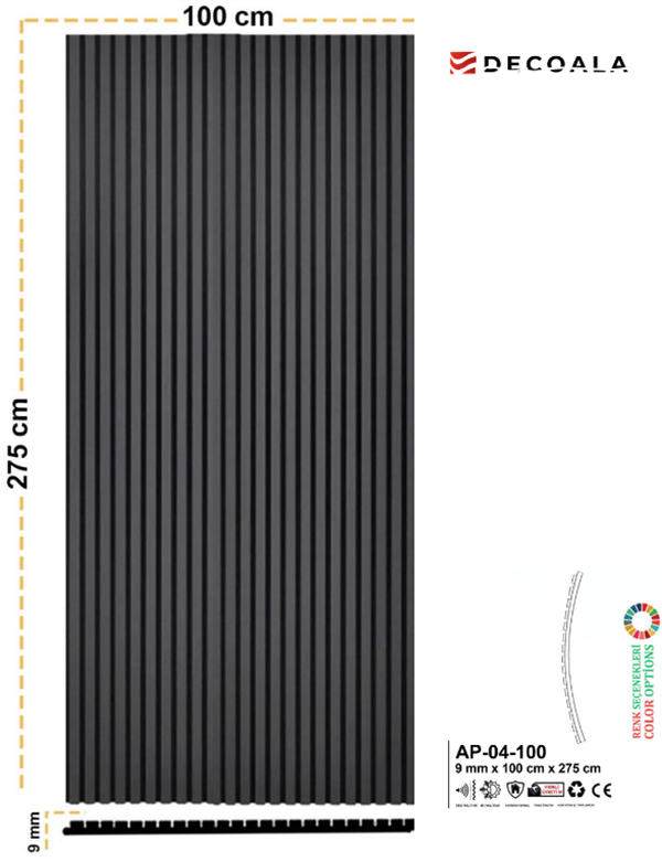 100 cm AKUSTİK LAMBRİ