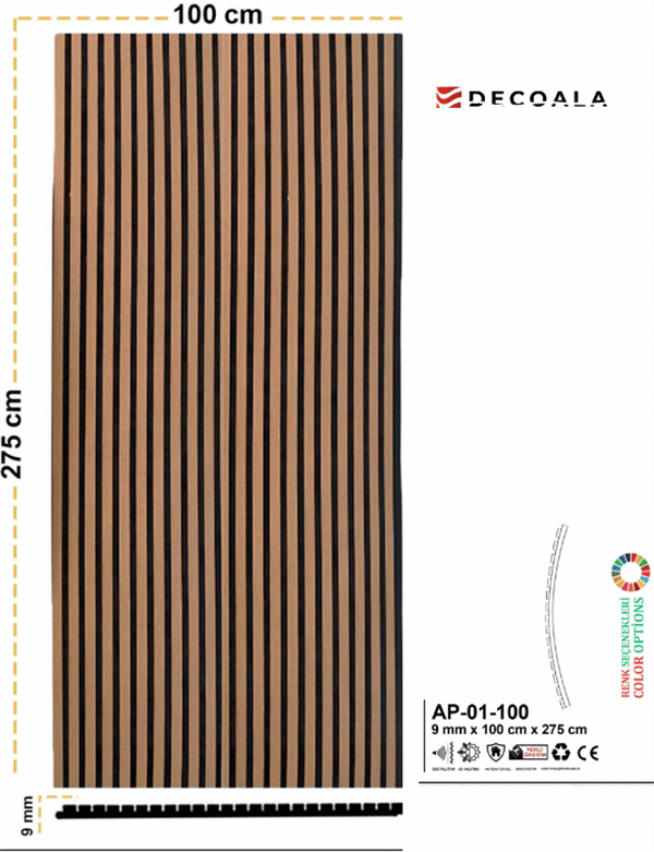 100 cm AKUSTİK LAMBRİ