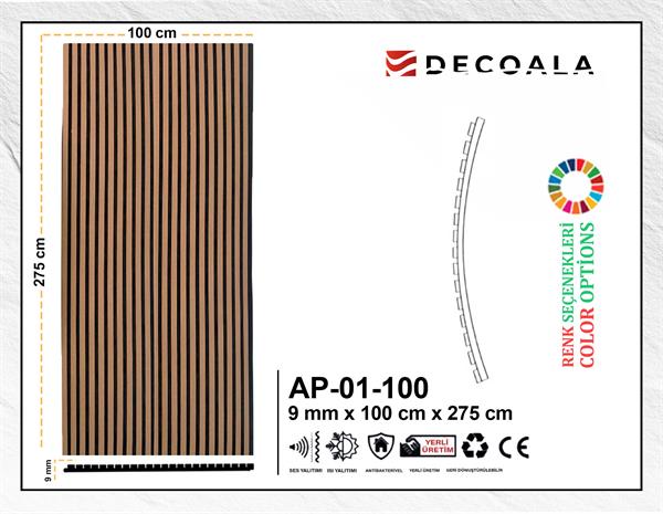Acoustic Wall Panel- 100x275 cm