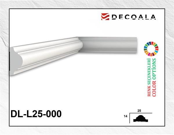 4 cm Düz Duvar Profili Eko