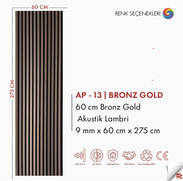 60cm Akustik Panel + Silikon Hediye