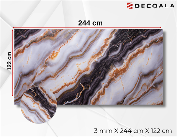 Antik Gold PVC Duvar Paneli