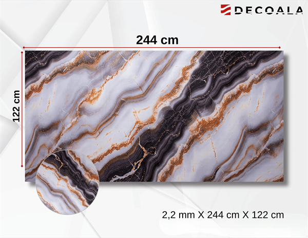 Antik Gold PVC Duvar Paneli