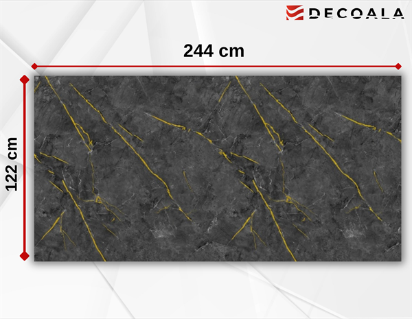 Antrasit Oro PVC Duvar Paneli