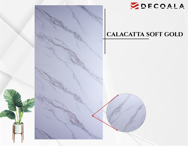 Calacatta Soft Gold PVC Duvar Paneli