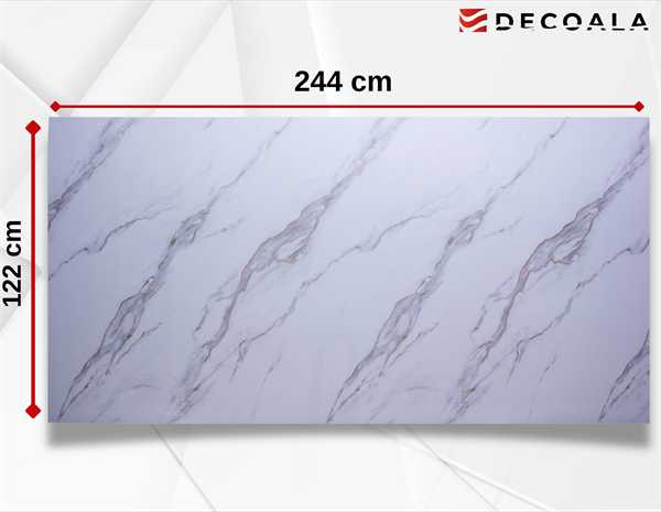 Calacatta Soft Gold PVC Duvar Paneli
