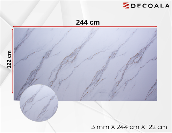 Calacatta Soft Gold PVC Duvar Paneli