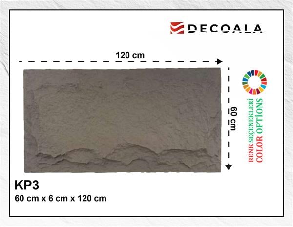 DARK GREY KAYA GÖRÜNÜMLÜ POLİÜRETAN PANEL