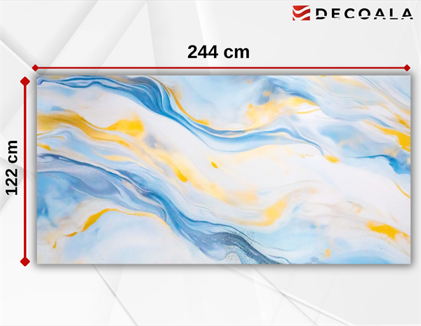 Ocean Blue PVC Duvar Paneli
