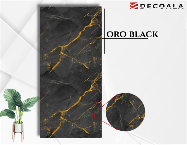 Oro Black PVC Duvar Paneli