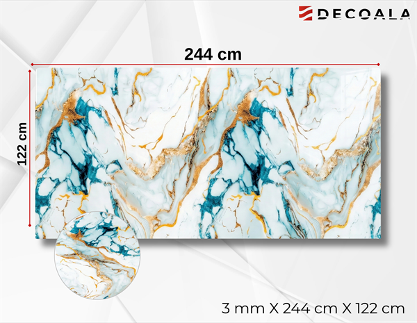 Oro Blue PVC Duvar Paneli