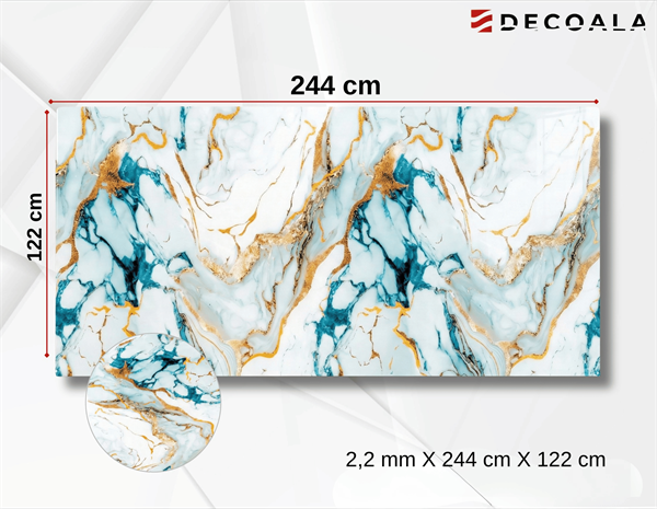 Oro Blue PVC Duvar Paneli