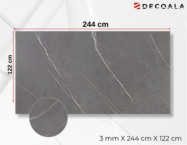 Peitra Grey PVC Duvar Paneli
