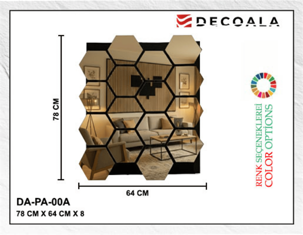 Siyah Petek Akustik Panel