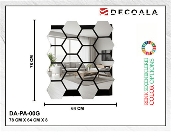 Siyah Petek Akustik Panel