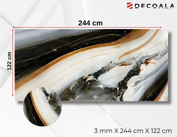 Soft Antik Gold PVC Duvar Paneli