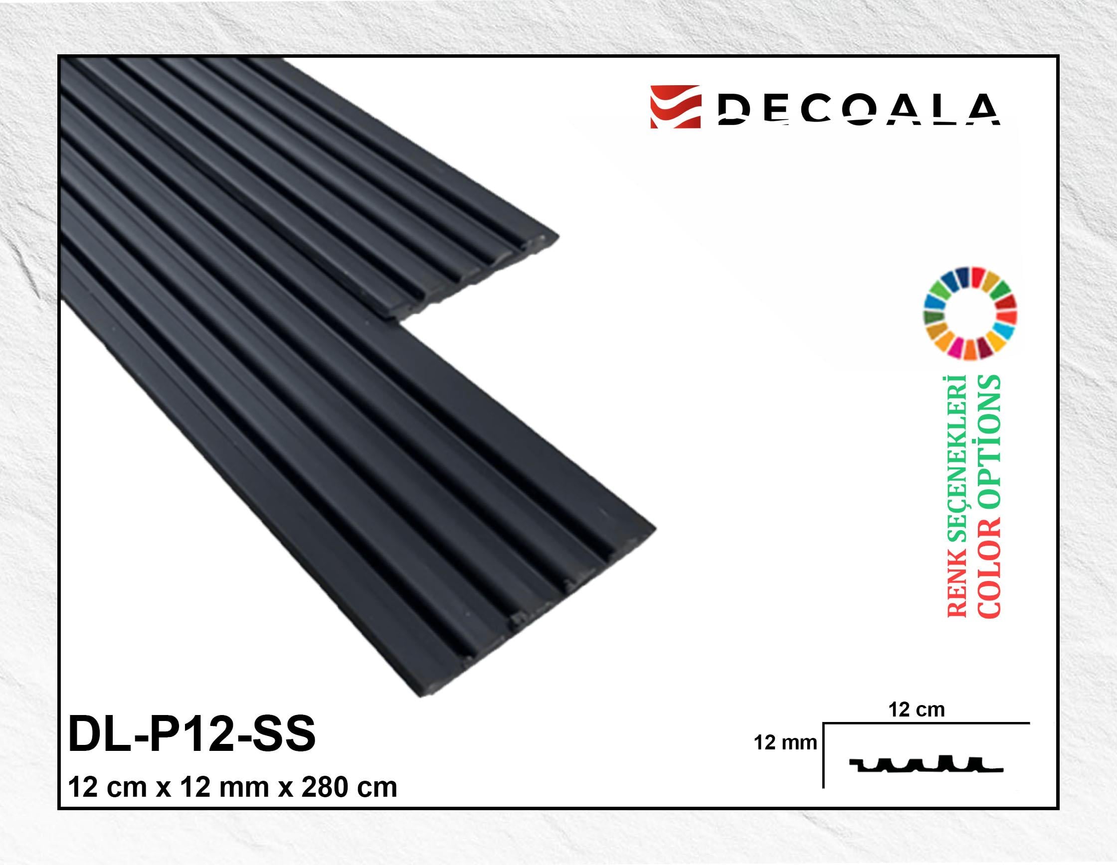 12 cm Piano Beyaz Lambri - Deco Ala