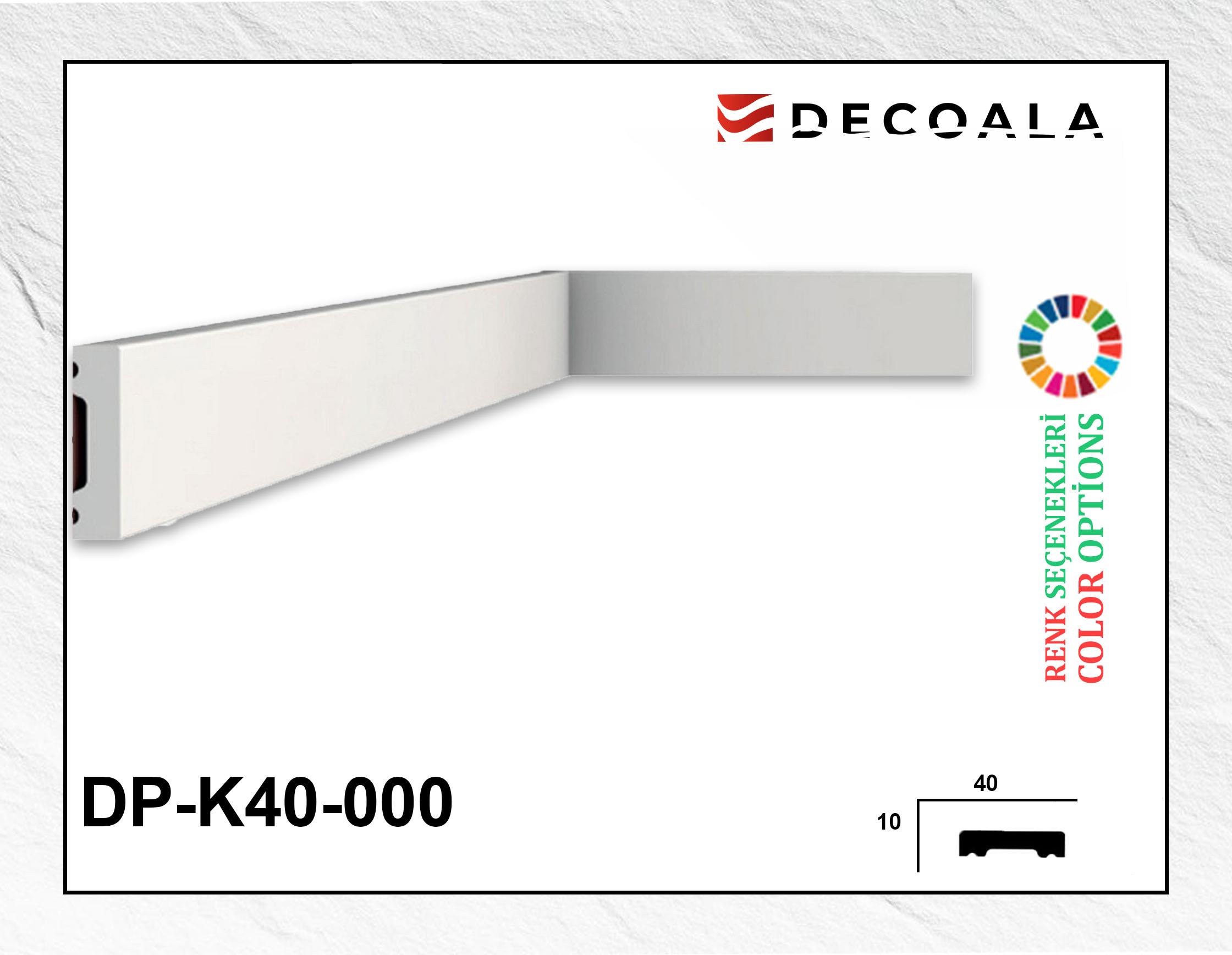 4 cm Kare Duvar Profili