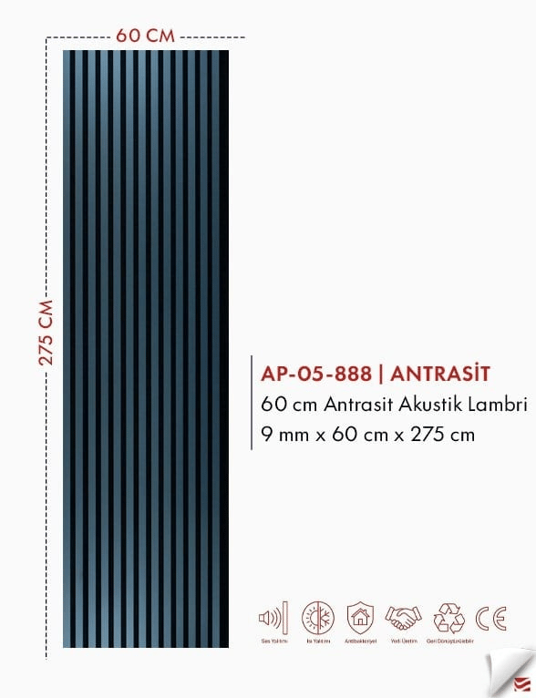 Panneau Acoustique 60 cm