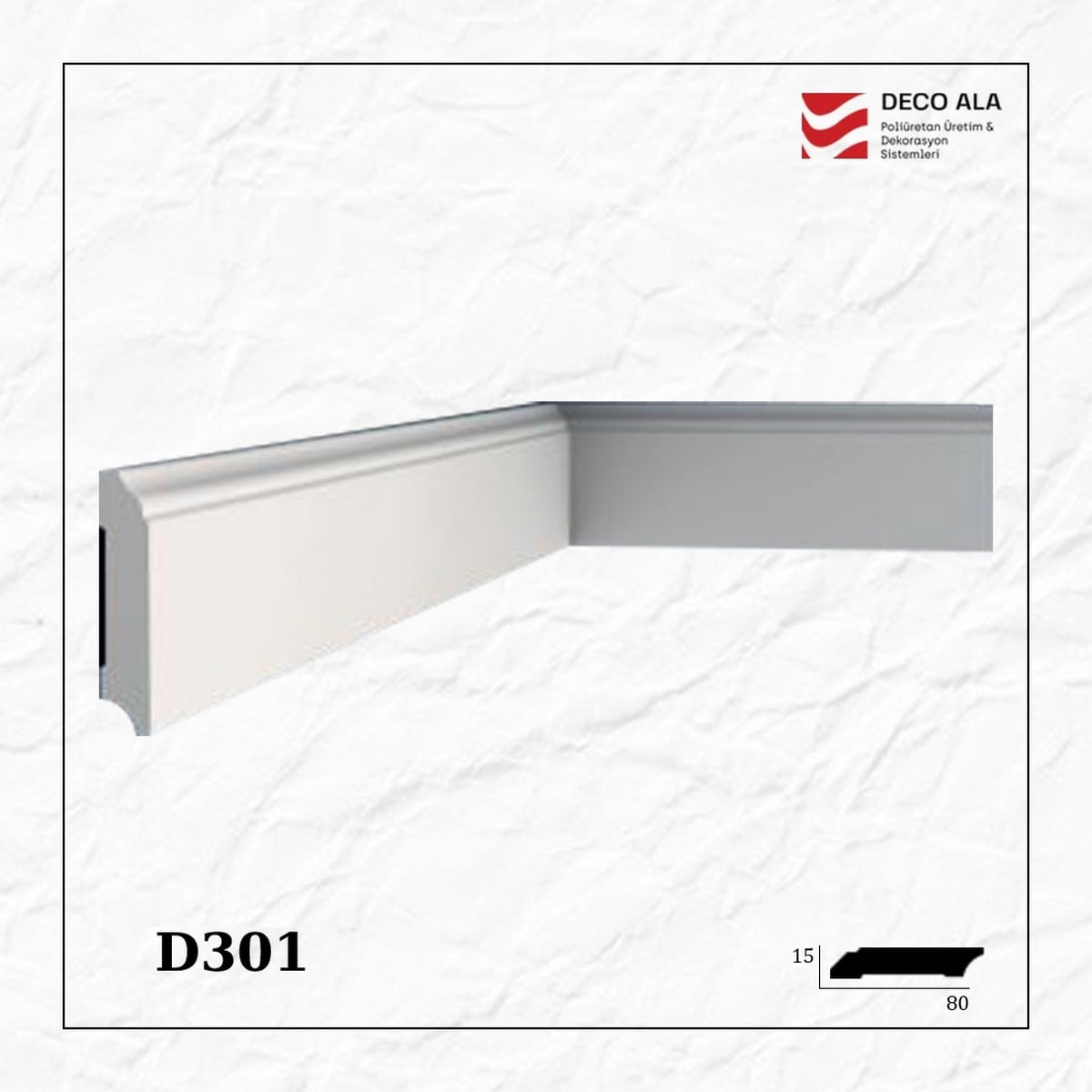 8 cm Yalı Süpürgelik