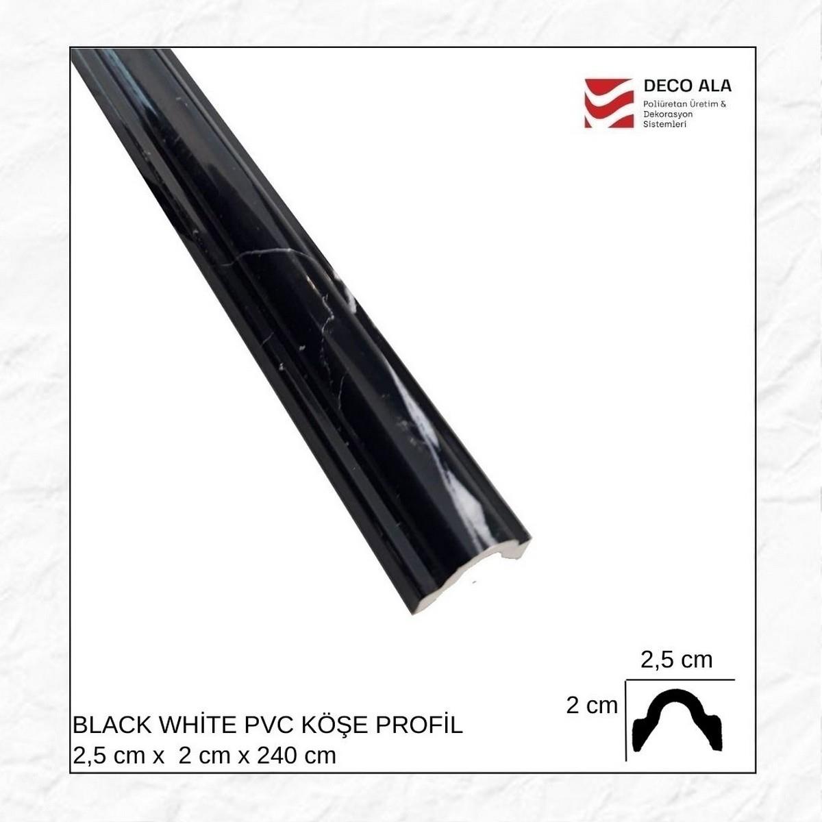 Black White Pvc Profil