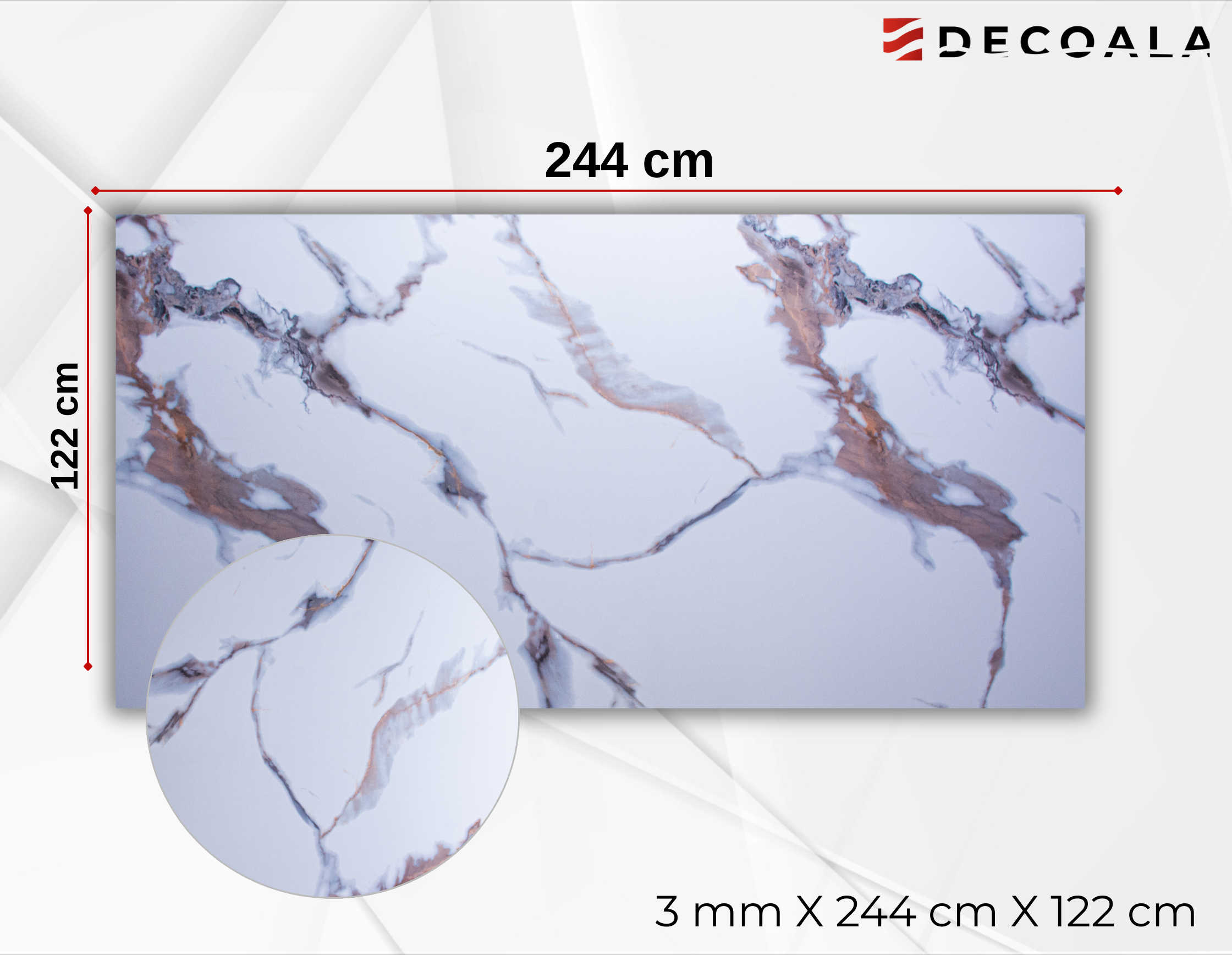 PVC Marble Panel Calacatta Gold