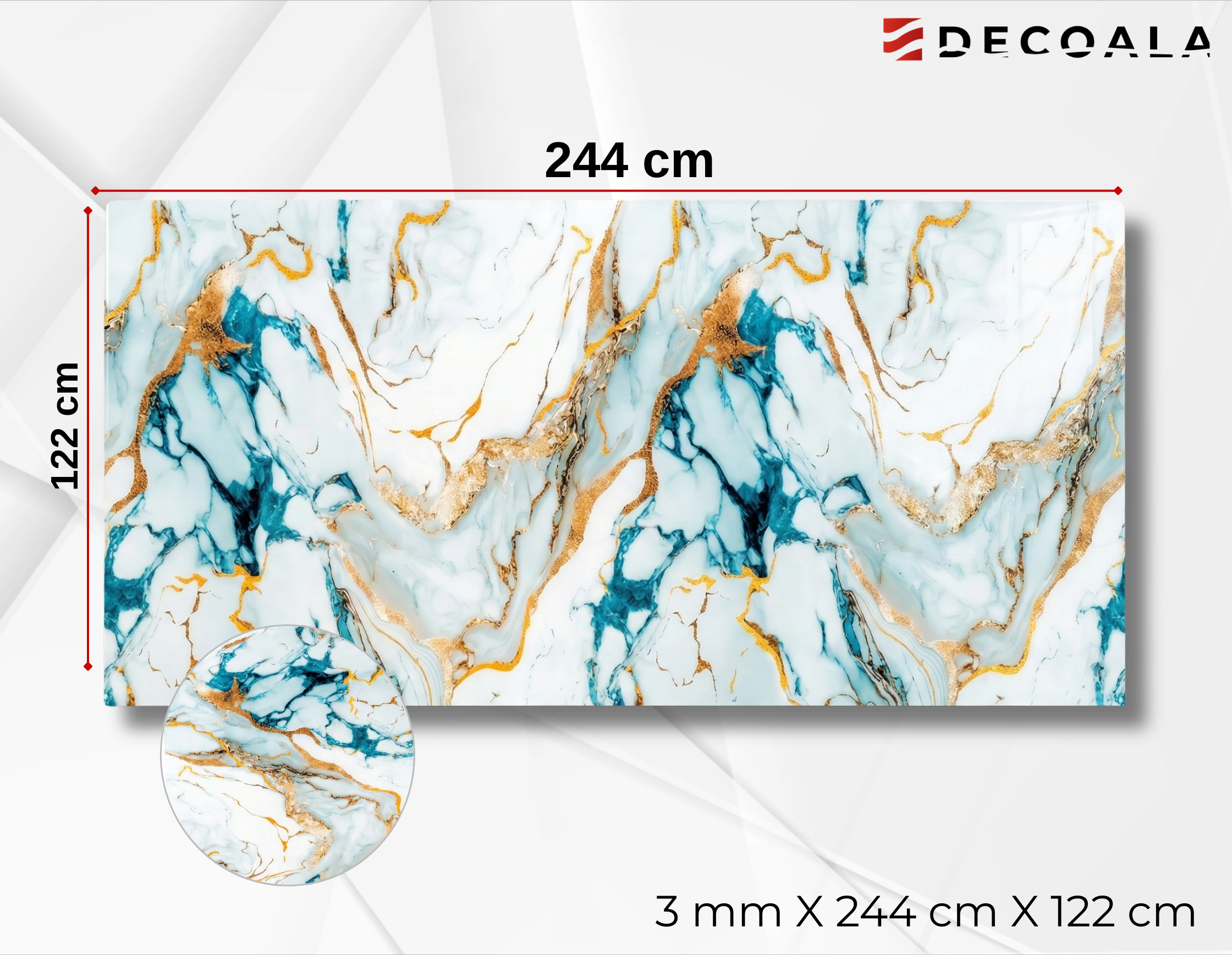 Oro Blue PVC Duvar Paneli
