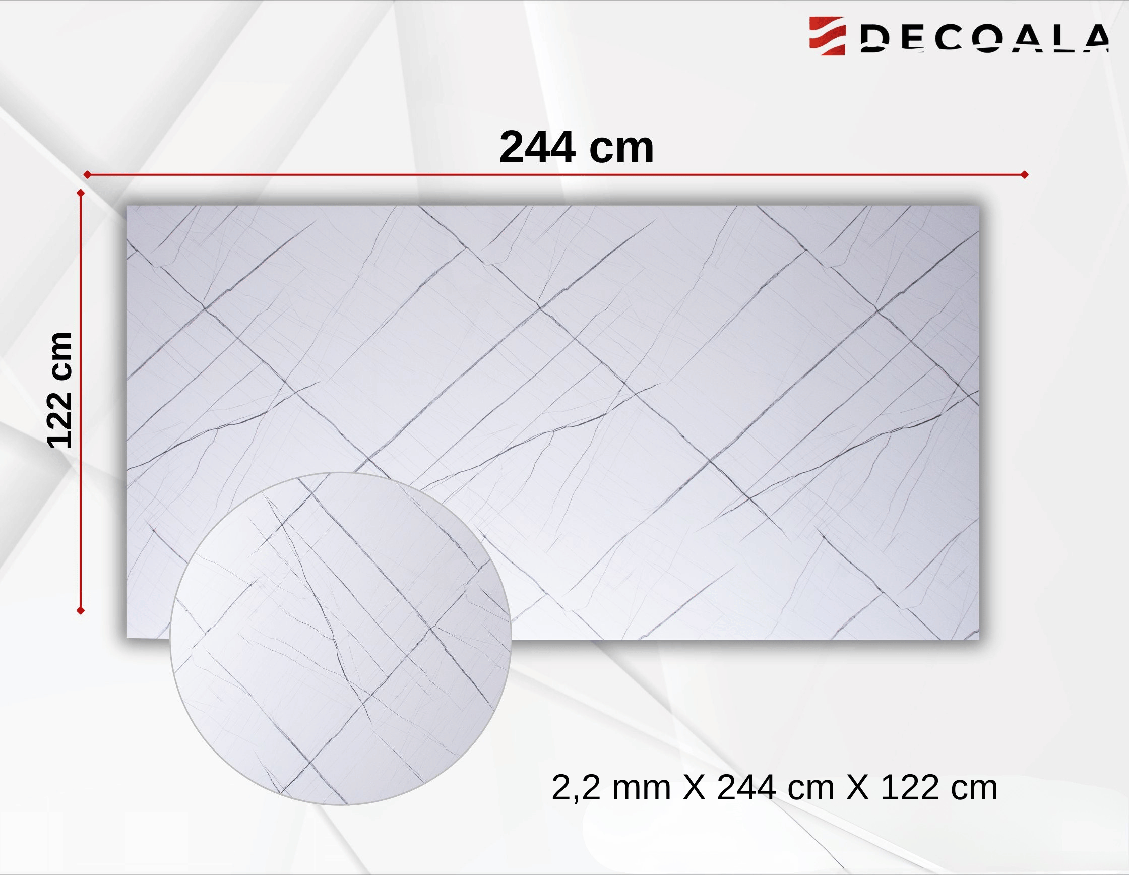 PVC Marble Panel SAHARA WHITE