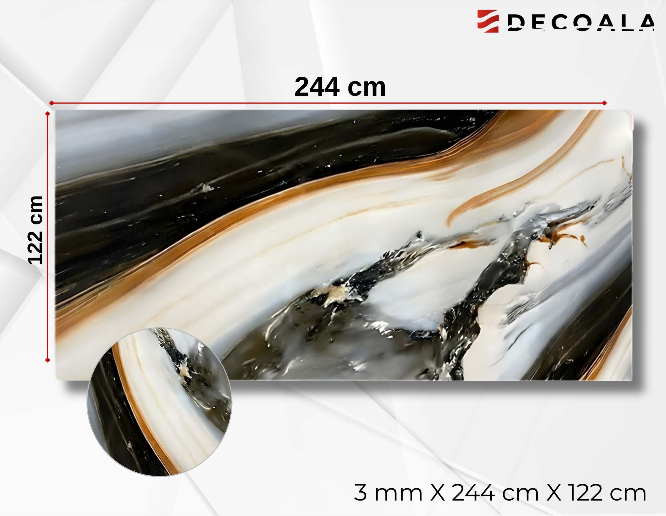 Soft Antik Gold PVC Duvar Paneli