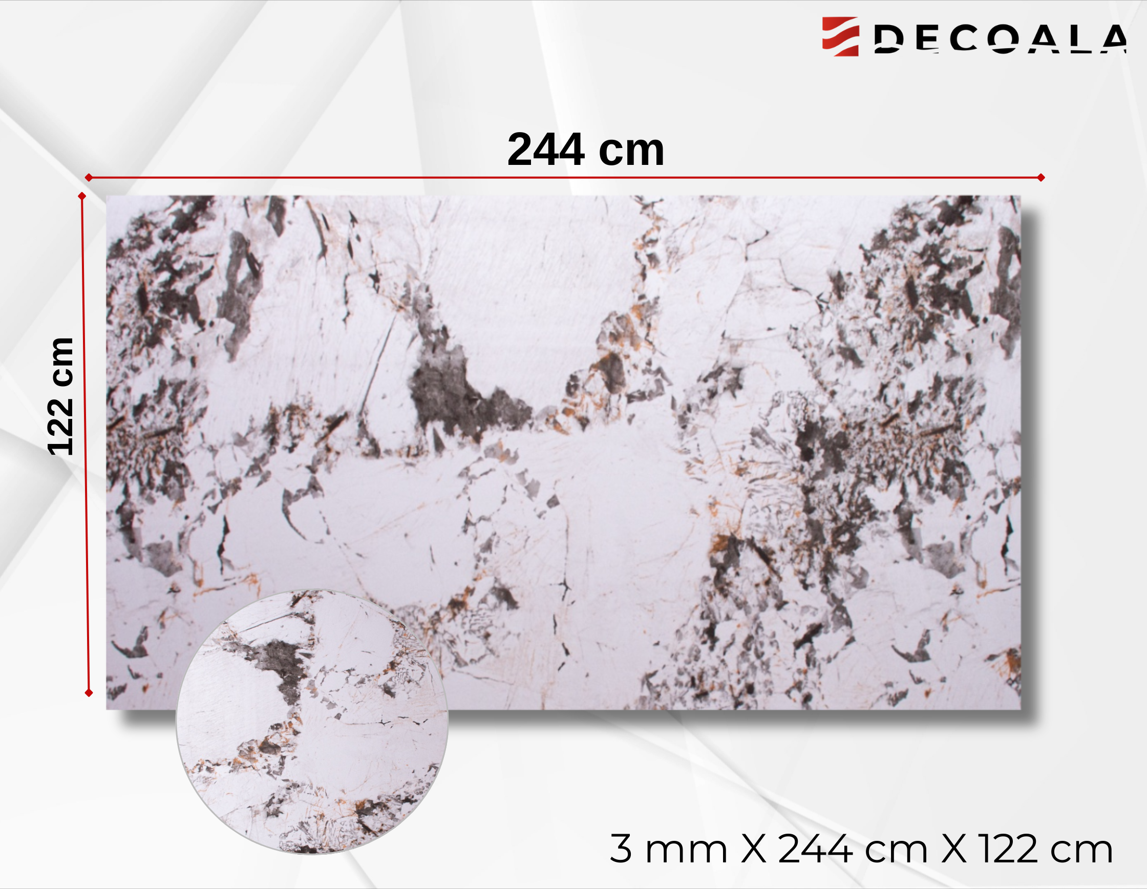 Viola Grey PVC Duvar Paneli