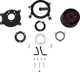 VANCE & HINES AIR CLEANER - V02 CAGE FIGHTER - FL/SFTL 17-UP - BLACK 10102904 / 40366 KOD: 1010-2904