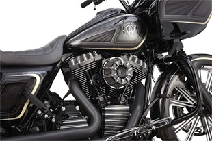 ARLEN NESS AIR CLEANER - HAVA FİTRESİ  KIT INVERTED BIG SUCKER 10-GAUGE BLACK KOD: 10102308