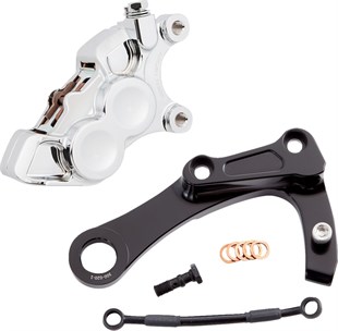 ARLEN NESS CALIPER - FREN KALİPERİ  REAR 4 PIST0N CHROME M8 SOFTAIL KOD: 17010774