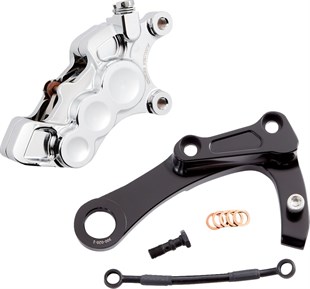 ARLEN NESS CALIPER - FREN KALİPERİ  REAR 6 PIST0N CHROME M8 SOFTAIL KOD: 17010773