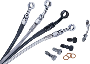 BARNETT BRAKE LINE UPPER STAINLESS / FREN LINE UPPER STAINLESS STE KOD: 17416562