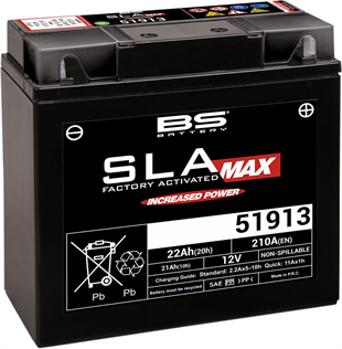 BS BATTERY - AKÜ BS 51913 SLA-MAX KOD:21130616